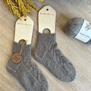 Hand knitted socks